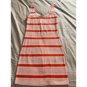 Orange bodycon dress